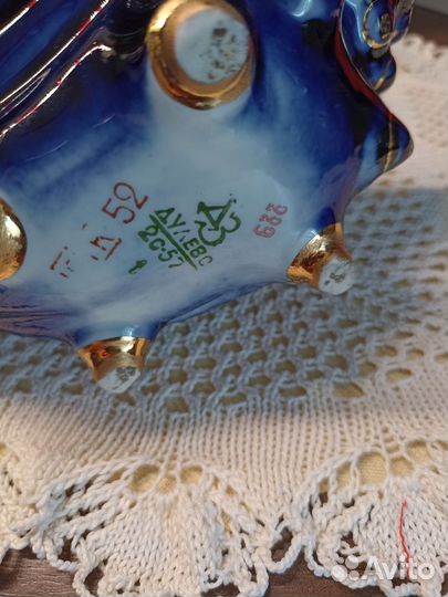 Статуэтка ракушка с рыбкой