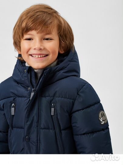 Удлиненная куртка для мальчика 116