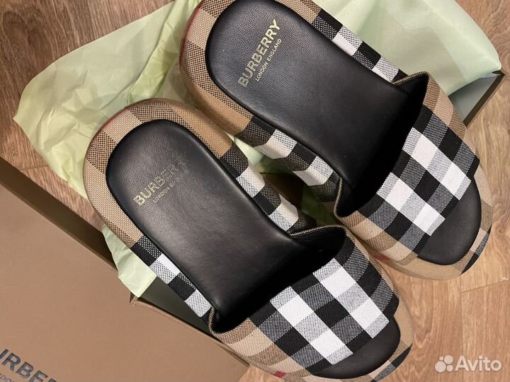 Шлепанцы burberry