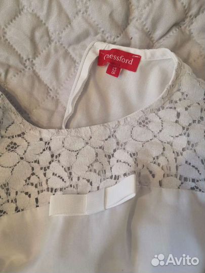 Рубашка школьная для девочки 128