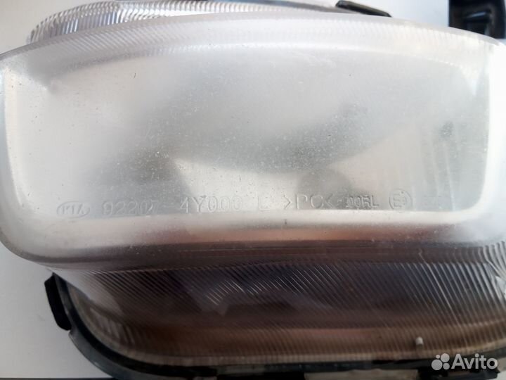 Фара противотуманная Kia rio 3 92207-4y000 левая