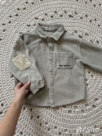 Вельветовая рубашка для мальчика под zara