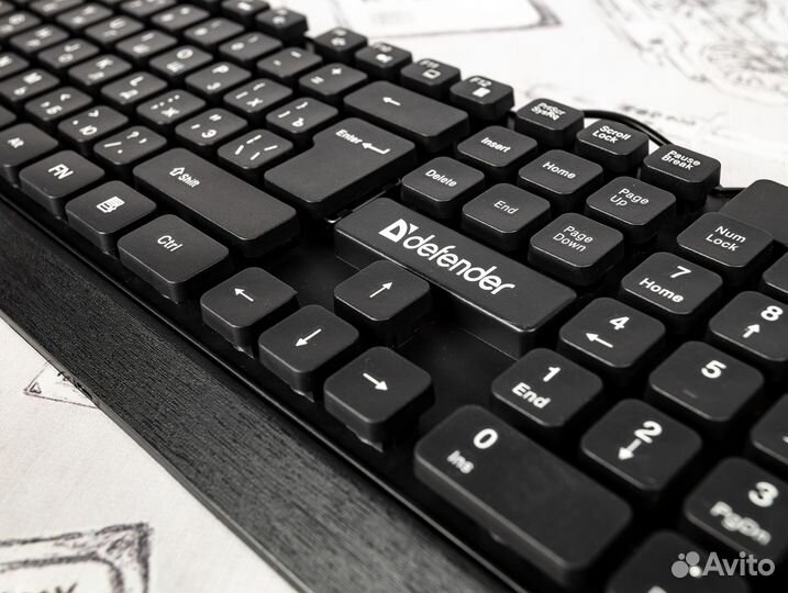 Комплекты клавиатура+мышь Defender York C-777