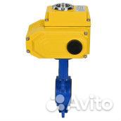 Затвор дисковый поворотный DN.ru WCB-316L-NBR Ду125 Ру16, углеродистая сталь, уплотнение - NBR, с эл