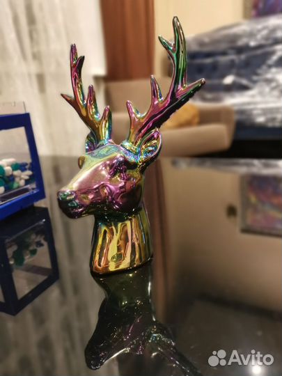 Статуэтка Голова оленя 22см