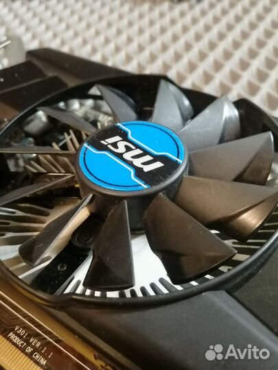 Видеокарта r7 250 2gb msi oc