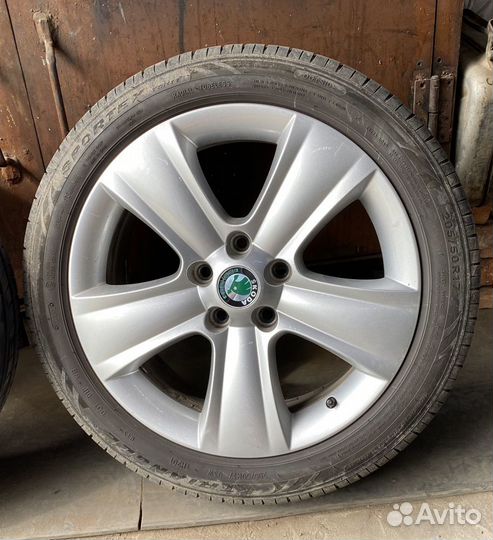 Диски Skoda Dolomite R17 + Triangle 201 205/50