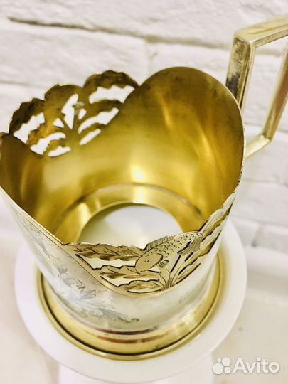 Редский подстаканник Серебро СССР - Артель мю