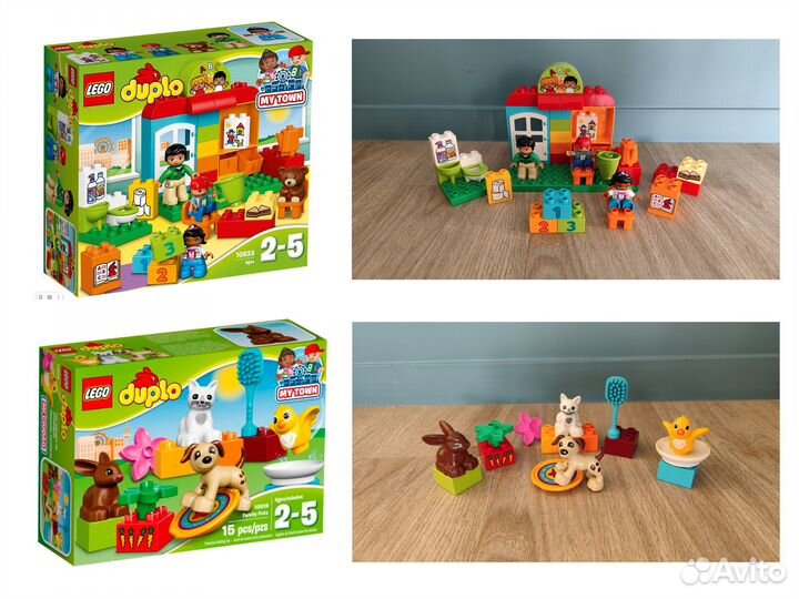 Lego duplo (много наборов)