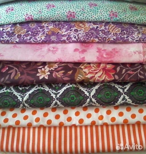 Отрезы ситец, сатин, байка, лен, клеевая