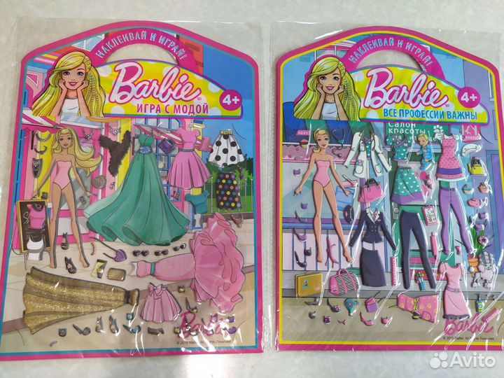 Наклейки Барби