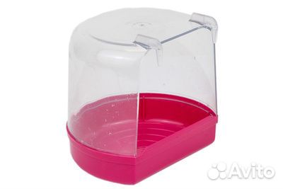 Yami-Yami Купалка для птиц внешняя 12*9*h11см руби