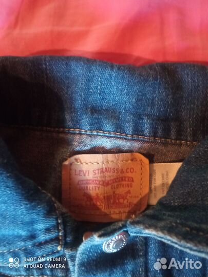 Джинсовая куртка levis детская