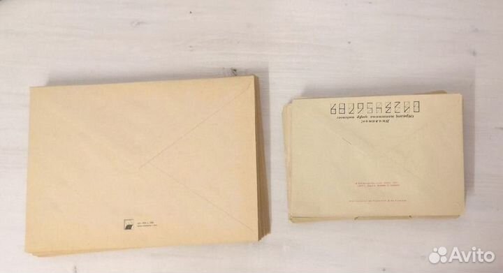 Конверты почтовые СССР 1977-1980г новые