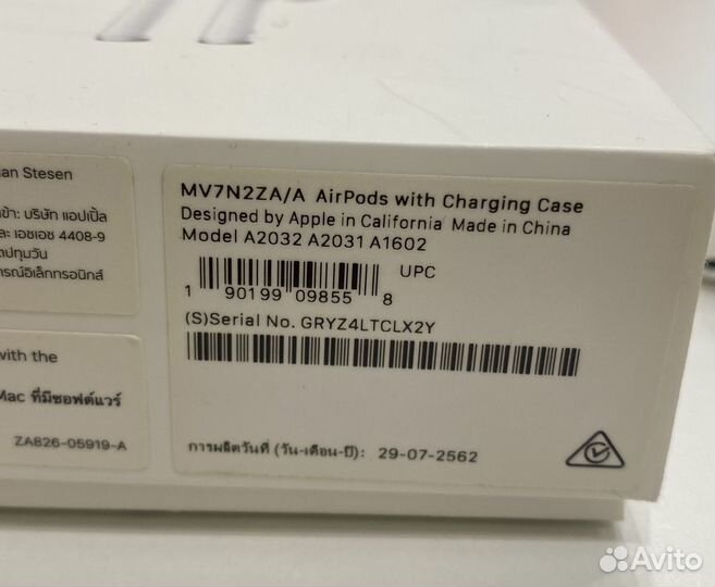 Наушники apple Airpods 2