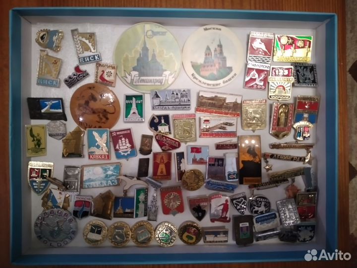 Значки СССР Города 60шт.+