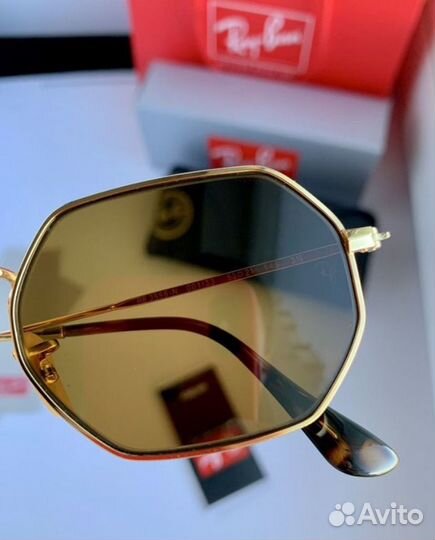 Очки ray ban octagonal кориневые