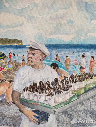 Картина акварелью 