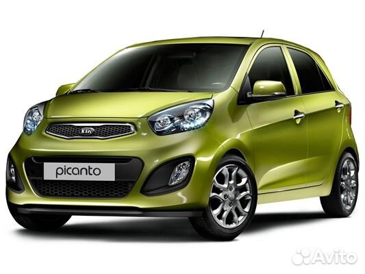 Ковры резиновые в салон на KIA Picanto с 2012 г. в