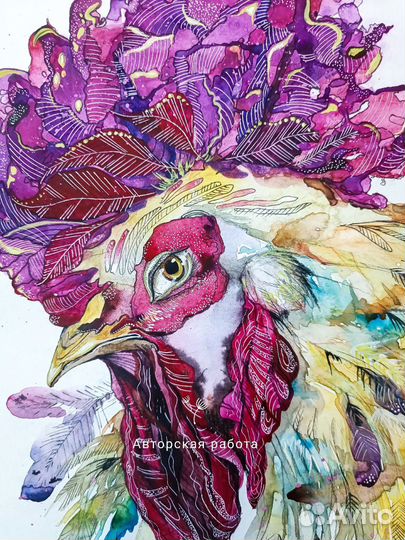 Интерьерная картина А3 Акварель