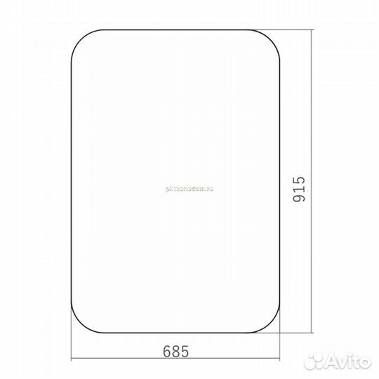 Зеркало Mixline Выбор 685*915 (шв) (547322)