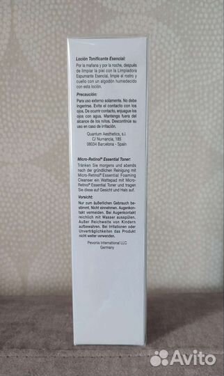 Тоник для лица Pevonia США