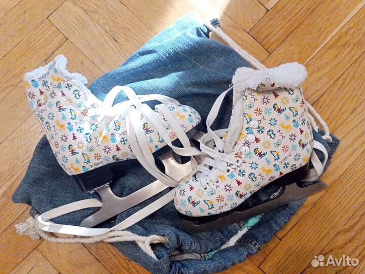 Коньки фигурные детские 27 размер