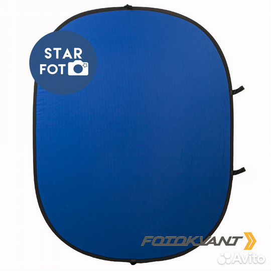 Фон хромакей тканевый синий-зеленый 1.5х2м