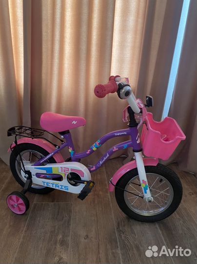 Велосипед розовый