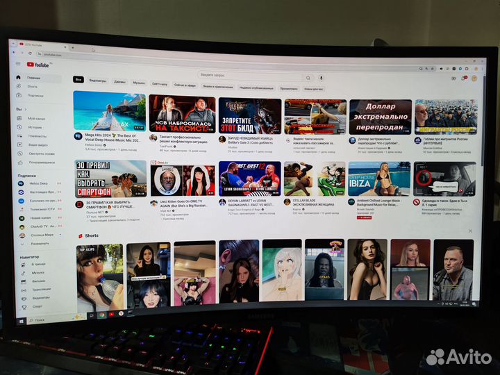 Монитор Samsung 2к, 144гц, VA