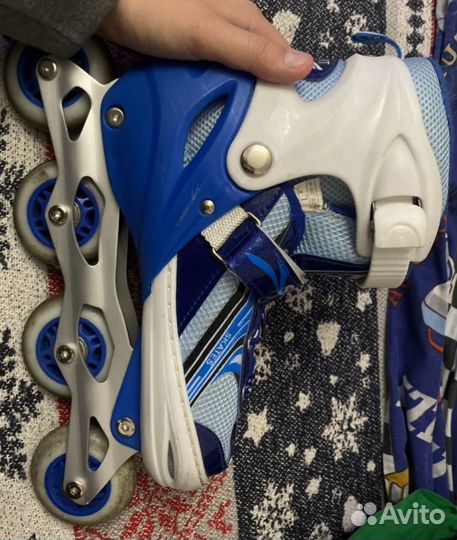 Детские ролики с защитой