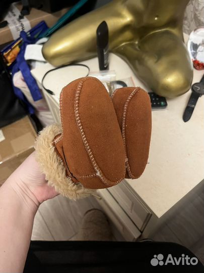 Пинетки зимние из овчины