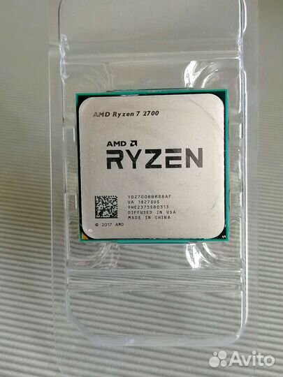 Процессор AMD Ryzen 7 2700 8ядер/16 потоков AM4