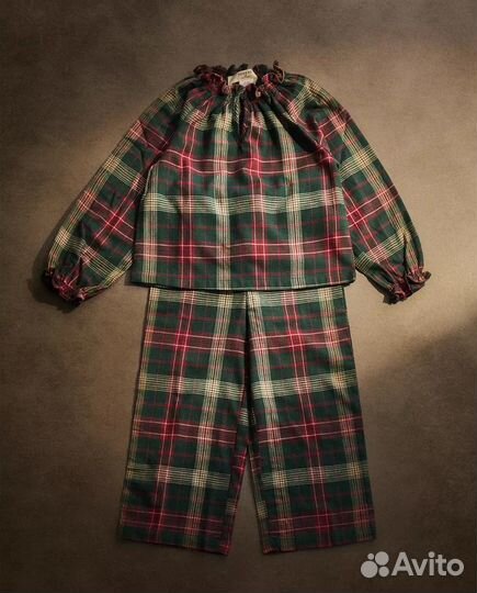 Детская пижама фланель Zara home