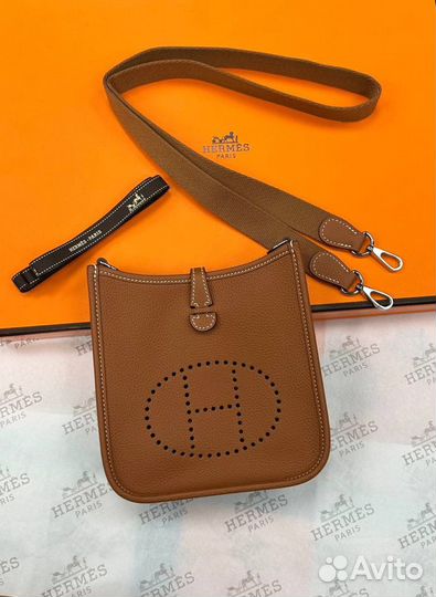 Сумка Hermes evelyne mini премиум все цвета