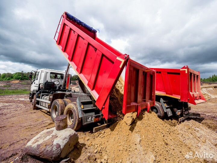 Песок \ Щебень намывной с доставкой от трех кубов