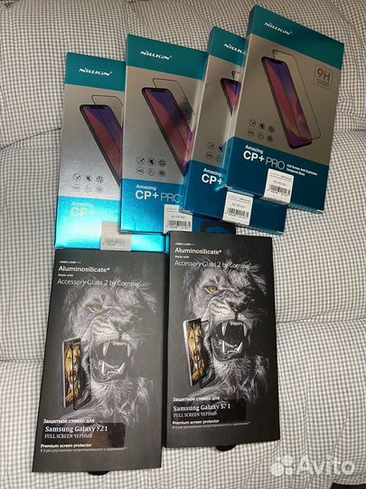 Стекла на телефон Samsung s21 fe и s21 новые