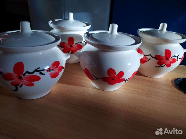 Керамические горшочки. Горшки для запекания