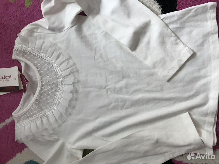 Блузка школьная новая для девочки