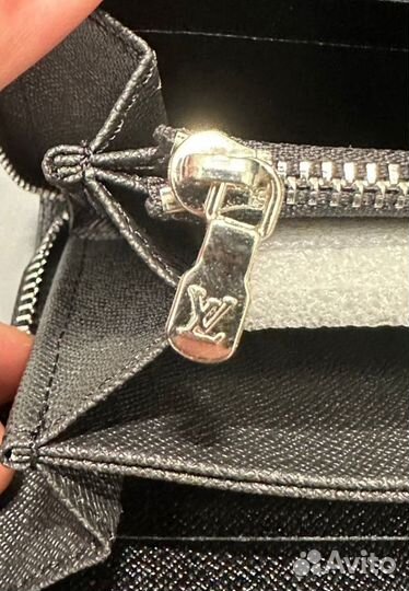 Портмоне Louis Vuitton Черное Люкс