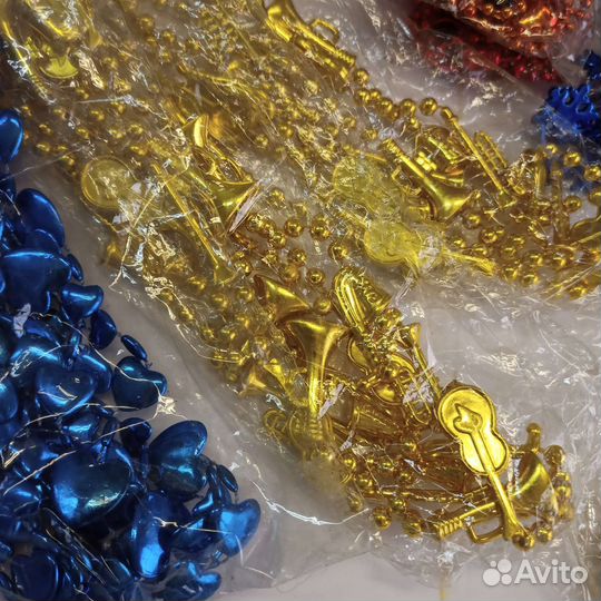 Бусы новогодние для елки