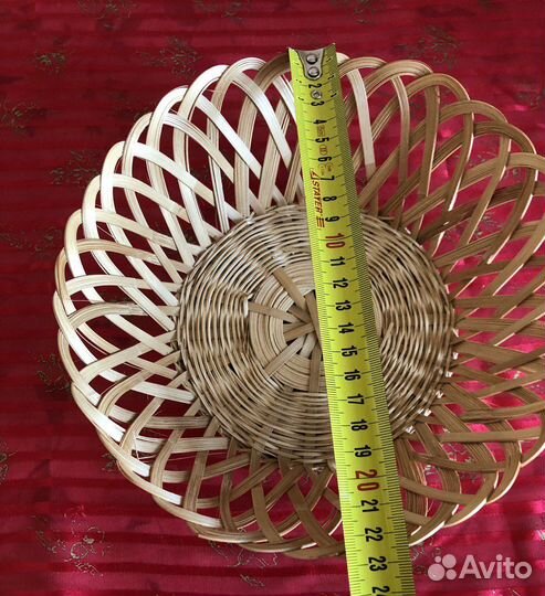 Плетеная хлебница, (конфетница, сухарница)