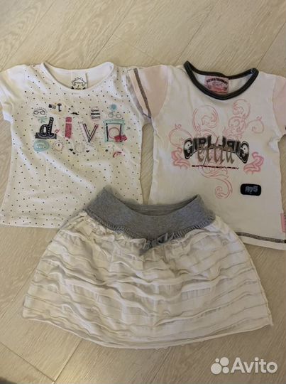 Пакет юбки блузы футболки шорты 98-104-110