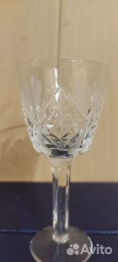 Хрустальные бокалы СССР для виноводочных изделий