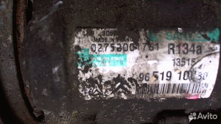 Компрессор кондиционера Peugeot 207, 2007