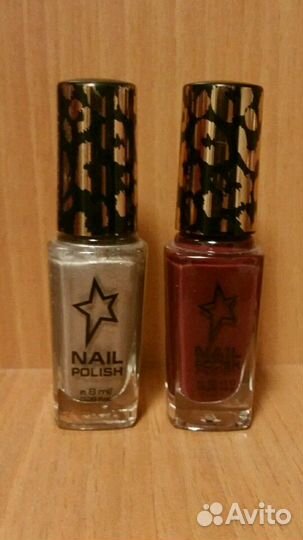 Лак для ногтей, 2 шт. Новые