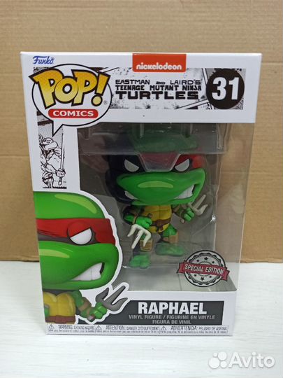 Фигурка Funko POP Comics tmnt Raphael (Exc)