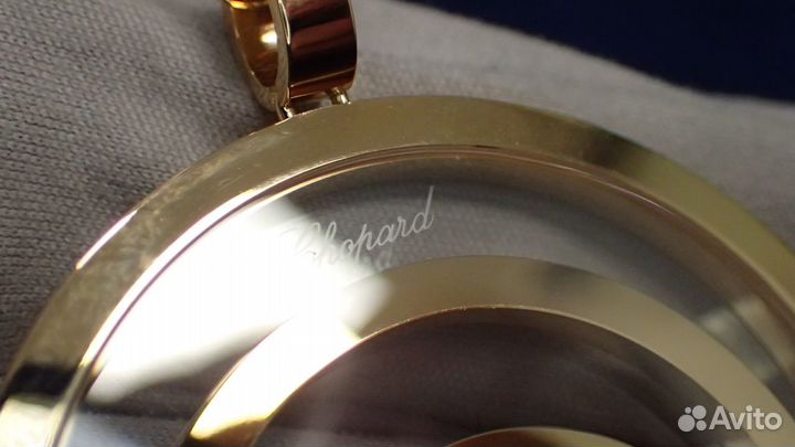 Золотое колье Chopard Happy Spirit Maxi