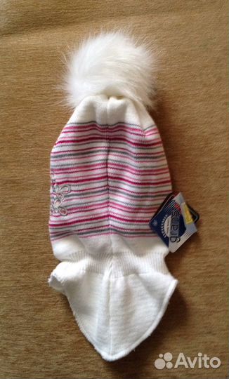 Шапка-шлем. Новая. 48-50 размер, на 2-4 года