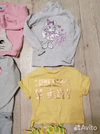 Детские вещи пакетом для девочек 104 110